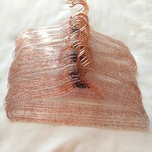 Justice Sparkling Rose Gold Hangers